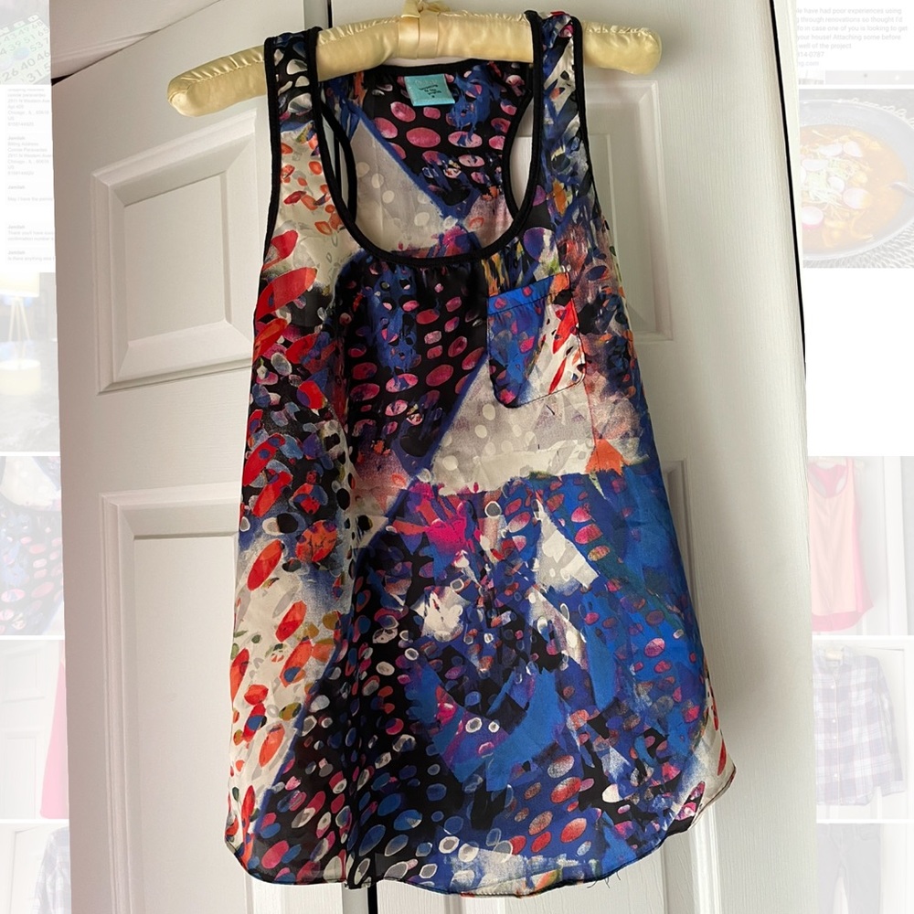 Abstract raceback tank from Nordstrom